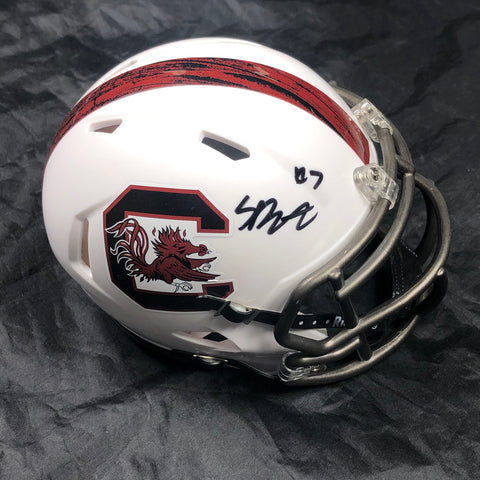 Spencer Rattler Signed Speed Mini Helmet PSA/DNA South Carolina Gamecocks Autographed