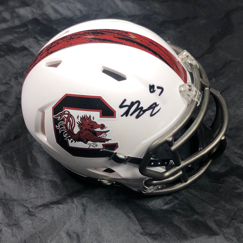 Spencer Rattler Signed Speed Mini Helmet PSA/DNA South Carolina Gamecocks Autographed