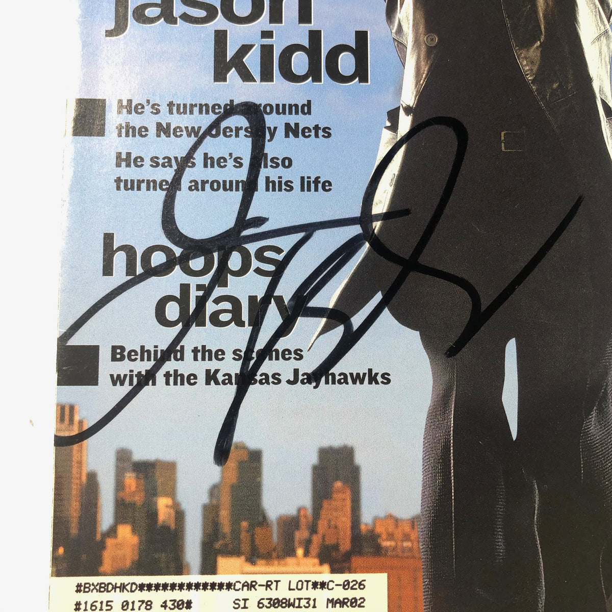 Jason Kidd Autographed Signed Framed New Jersey Nets Jersey 
