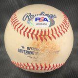 Tyler Collins signed baseball PSA/DNA Detroit Tigers autographed