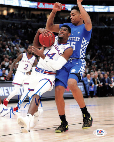 Malik Newman signed 8x10 photo PSA/DNA Kansas JayHawks Autographed