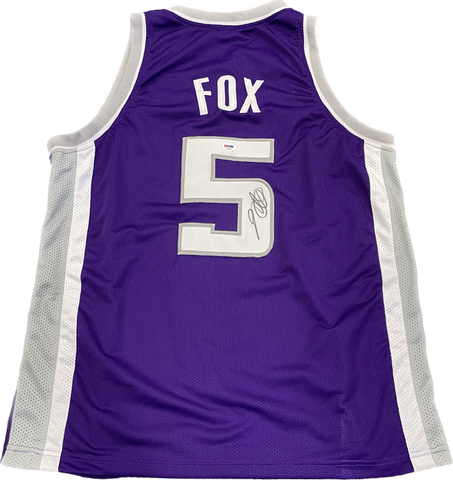 De'Aaron Fox signed jersey PSA/DNA Sacramento Kings Autographed