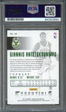 2017-18 Panini Essentials #34 Giannis Antetokounmpo Signed Card AUTO PSA Slabbed