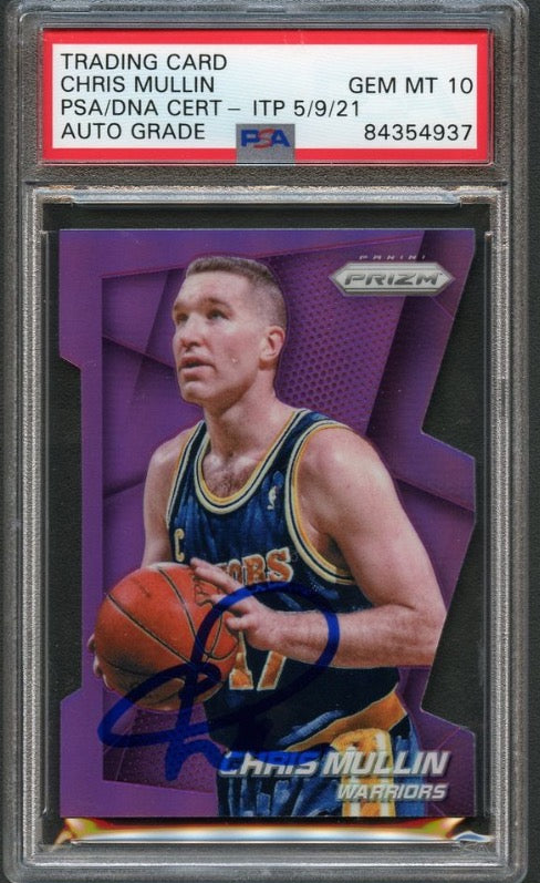 Chris Mullin signed 8x10 photo PSA/DNA Autographed Golden State Warriors