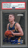2014-15 Panini Prizm #244 Chris Mullin Signed Card AUTO Grade 10 PSA Slabbed Warriors