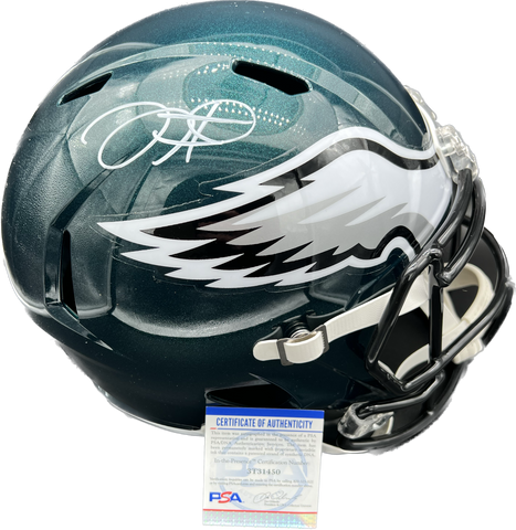 Jalen Hurts Signed Full Size Speed Helmet PSA/DNA Eagles Autographed