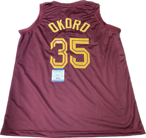 Isaac Okoro signed jersey PSA/DNA Cleveland Cavaliers Autographed