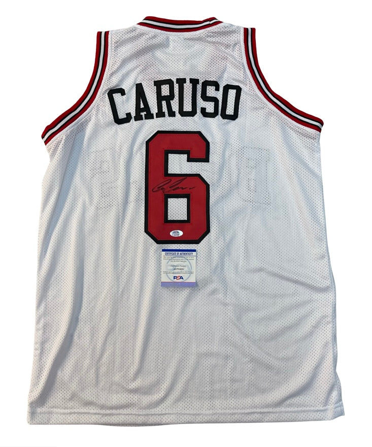 ALEX CARUSO Signed Jersey PSA DNA Chicago Bulls Autographed