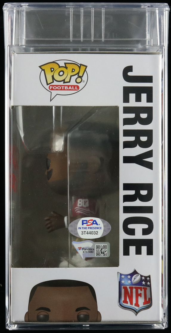 Jerry Rice San Francisco 49ers Funko Pop! #114 w/ Soft Protector – Denver  Autographs