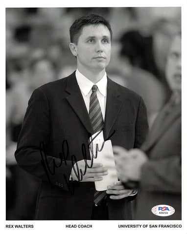 Rex Walters signed 8x10 photo PSA/DNA New Orleans Pelicans Autographed