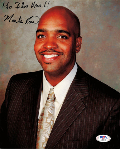 Monte Ross signed 8x10 photo PSA/DNA Delaware Fightin' Blue Hens Autographed