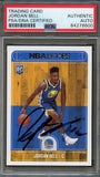 2017 Panini NBA Hoops #288 Jordan Bell Signed Card AUTO PSA Slabbed Warriors RC
