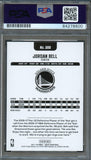 2017 Panini NBA Hoops #288 Jordan Bell Signed Card AUTO PSA Slabbed Warriors RC