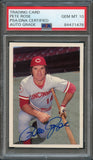 1985 Topps Renata Galasso #119 Pete Rose Signed Card PSA Auto 10