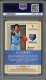 2019 Panini Hoops #9 Ja Morant PSA 9 Mint RC Class of 2019