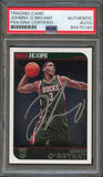 2014-15 NBA Hoops #290 Johnny O'Bryant Signed Card AUTO PSA/DNA Slabbed RC Bucks