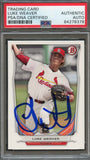 2014 Topps 1st Bowman #23 Luke Weaver Signed Card PSA Slabbed Auto Cardinals
