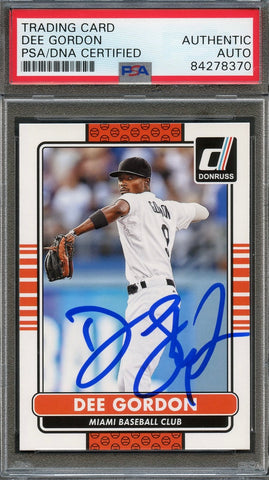 2015 Panini Donruss #109 Devaris Gordon Signed Card PSA Slabbed Auto