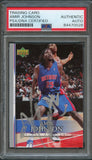 2007-08 Fleer #2 Amir Johnson Signed Card AUTO PSA Slabbed Pistons
