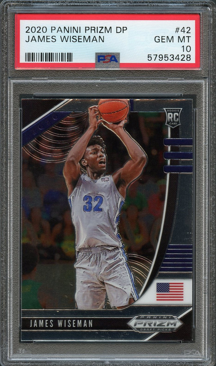 James Wiseman Prizm deals Draft Picks Green autograph