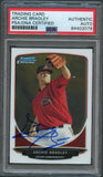 2013 Bowman Draft Chrome #TP30 Archie Bradley Signed Card PSA Slabbed Auto Rookie RC Dbacks