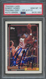 1992 Topps #308 ROBERT HORRY Signed Card AUTO 10 PSA Slabbed RC Rookie
