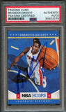 2012-13 NBA Hoops #229 Brandon Knight Signed Card AUTO PSA Slabbed Pistons