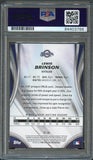 2017 Bowman Platinum #TPLB Lewis Brinson Signed Card Auto PSA Slabbed