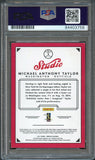 2015 Donruss Studio #9 Michael Taylor Signed Rookie Card PSA Slabbed Auto RC Nationals