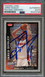 2008-09 Fleer Basketball #80 Jared Dudley Signed Card AUTO PSA Slabbed Bobcats