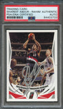 2004-05 Topps Basketball #25 Shareef Abdur-Rahim Signed Card AUTO PSA Slabbed Trail Blazers