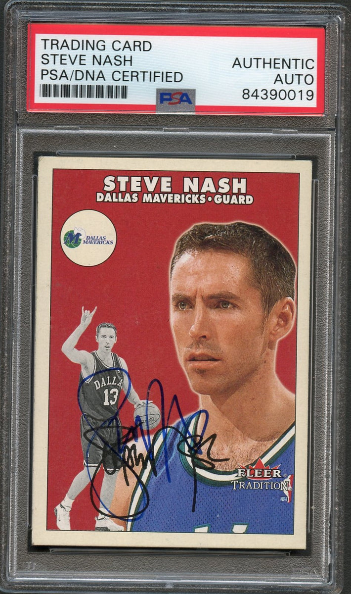 Autographed Steve Nash Dallas Mavericks Jersey 