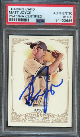 2012 Topps Allen & Ginter #83 Matt Joyce Signed Card PSA Slabbed Auto Rays
