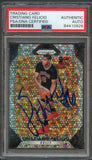 2017-18 Panini Prizm #243 Cristiano Felicio Signed Card AUTO PSA Slabbed Bulls