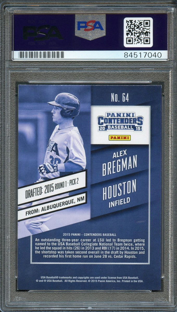 Alex Bregman Signed Jersey (PSA)