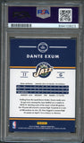 2015-16 Donruss Basketball #191 Dante Exum Signed Card AUTO PSA Slabbed Jazz