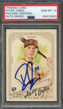 2018 Topps Allen & Ginter #330 Ryder Jones signed card PSA Auto Grade 10 Slabbed RC Giants