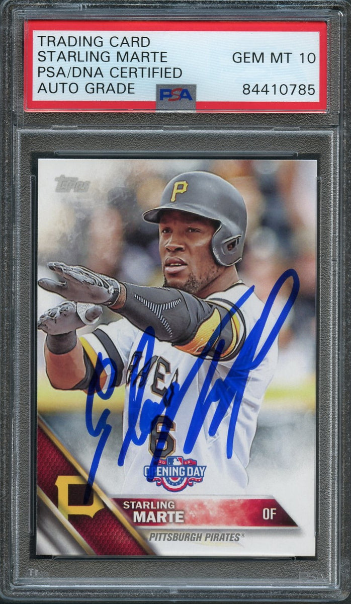 Starling Marte Autographed Signed 8X10 Pittsburgh Pirates Photo - Autographs