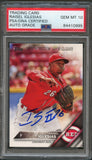 2016 Topps #585 Raisel Iglesias Signed Card PSA Slabbed Auto 10 Reds