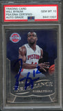 2012-13 Panini Brilliance #66 Will Bynum Signed Card AUTO 10 PSA Slabbed Pistons