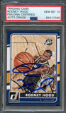 2015-16 Donruss Basketball #181 Rodney Hood Signed AUTO 10 PSA Slabbed Jazz