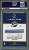 2015-16 Donruss Basketball #181 Rodney Hood Signed AUTO 10 PSA Slabbed Jazz