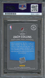 2017-18 Donruss Optic #191 ZACH COLLINS Signed Card AUT0 10 PSA Slabbed RC Blazers