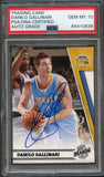 2010-11 Panini Season Update #130 Danilo Gallinari Signed AUTO 10 PSA Slabbed Nuggets