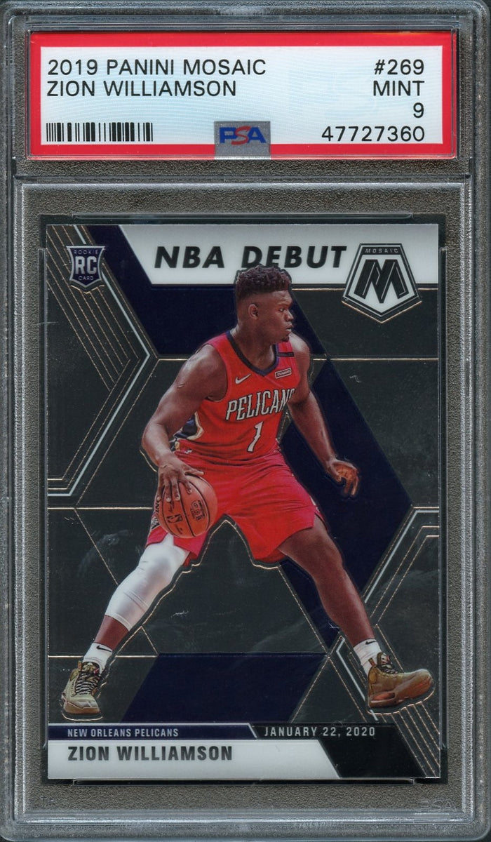 PSA 9 Zion store Williamson Rookie