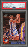 2009-10 Upper Deck #133 Danilo Gallinari Signed Card AUTO PSA Slabbed Knicks