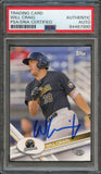 2017 Topps Pro Debut #105 WILL CRAIG Signed Card PSA Slabbed Auto Pirates