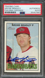 2016 Topps Heritage #319 Archie Bradley Signed Card PSA Slabbed Auto Dbacks