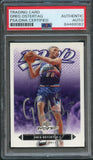 2003-04 Upper Deck MVP #183 Greg Ostertag Signed Card AUTO PSA Slabbed Jazz