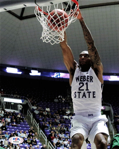 Joel Bolomboy signed 8x10 photo PSA/DNA Weber State Wildcats Autographed